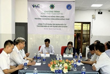 Thắt chặt hợp tác giữa Vân Khánh Group và các trường CĐ, TC tại ĐBSCL.
