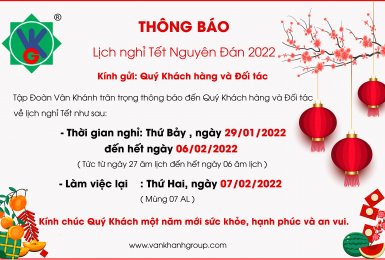 Thông Báo Về Việc Lịch Nghỉ Tết Nguyên Đán Năm 2022