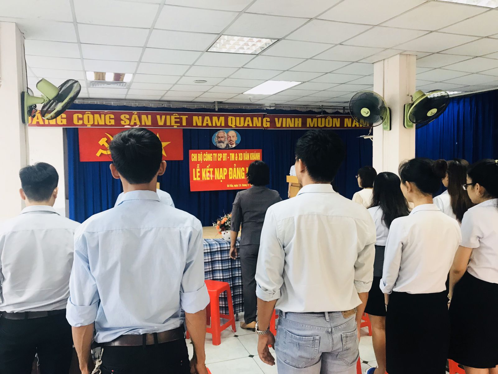 Lễ kết nạp Đảng viên tổ chức ngày 29/11/2019